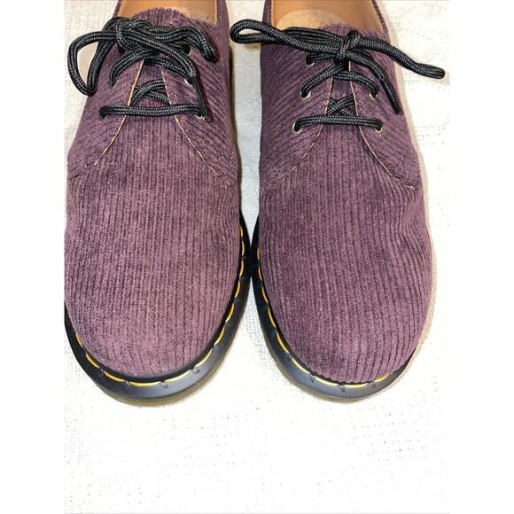 Dr. Martens Men’s Corduroy Oxfords Size 8 M Purple Streetwear Outdoors City NWOB main image 9